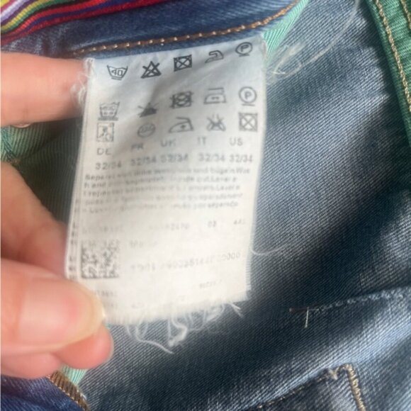 Hugo boss slim straight leg denim jeans Sz 32 - Picture 8 of 11